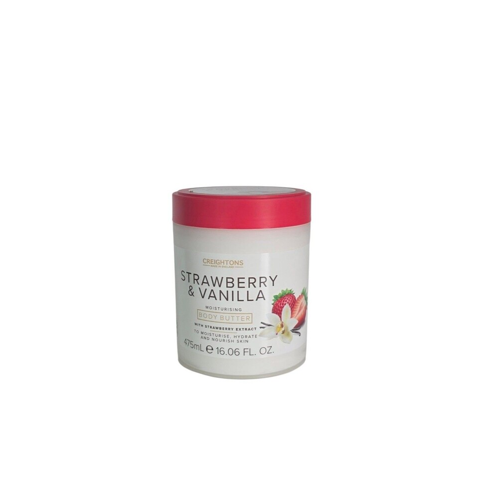 Creightons Strawberry & Vanilla Moisturizing Body Butter 16.06 fl.oz